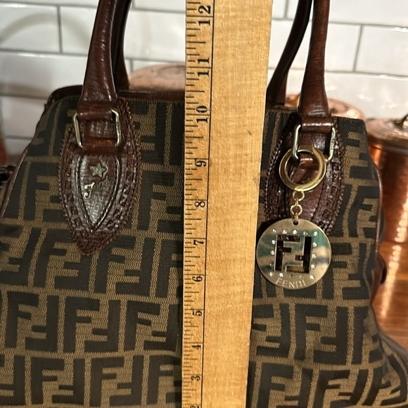 Fendi du jour bag with card and COA included. Zucca. Authenticated - Picture 4 of 16